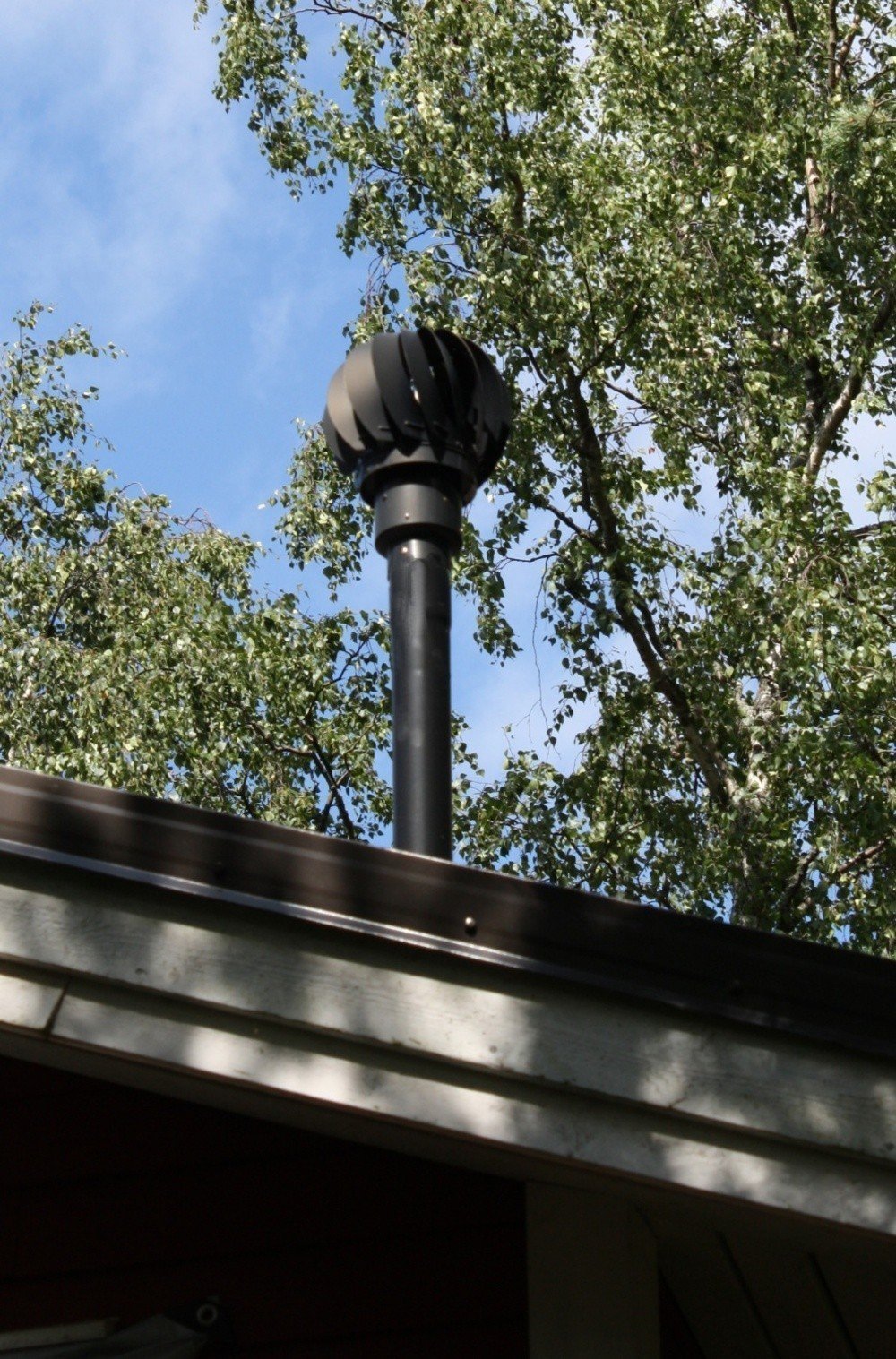 Biolan Windventilator auf Dach