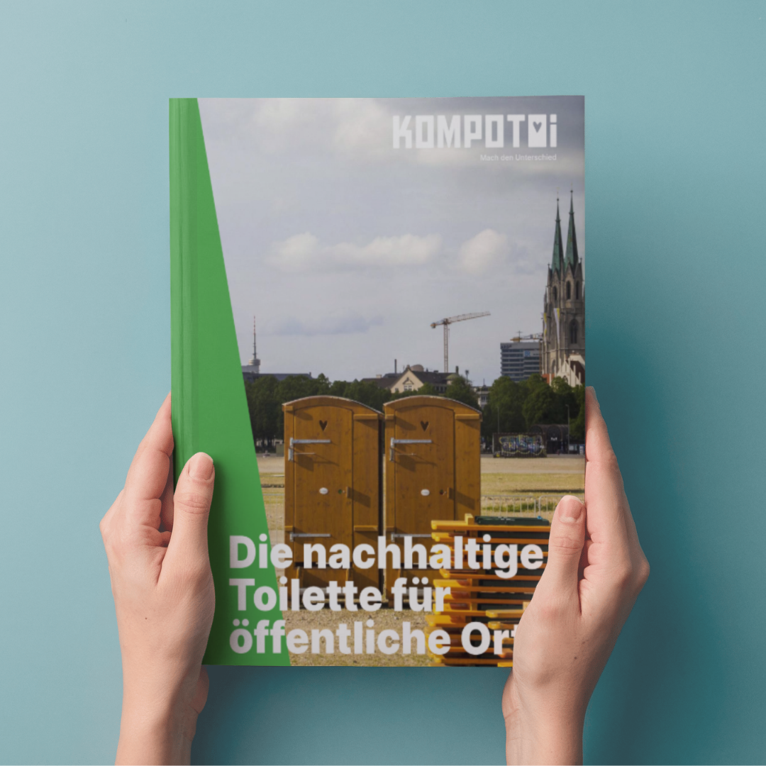 Broschüre für Komposttoiletten an öffentlichen Orten